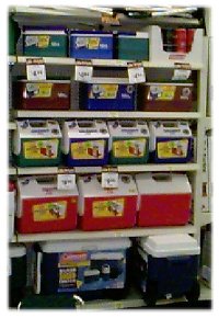 Cooler Selection at Wal-Mart